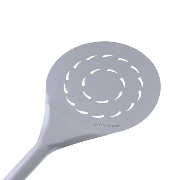 Essenza Palino per girare la pizza FORATO tondo 18cm completamente in alluminio leggero e flessibile