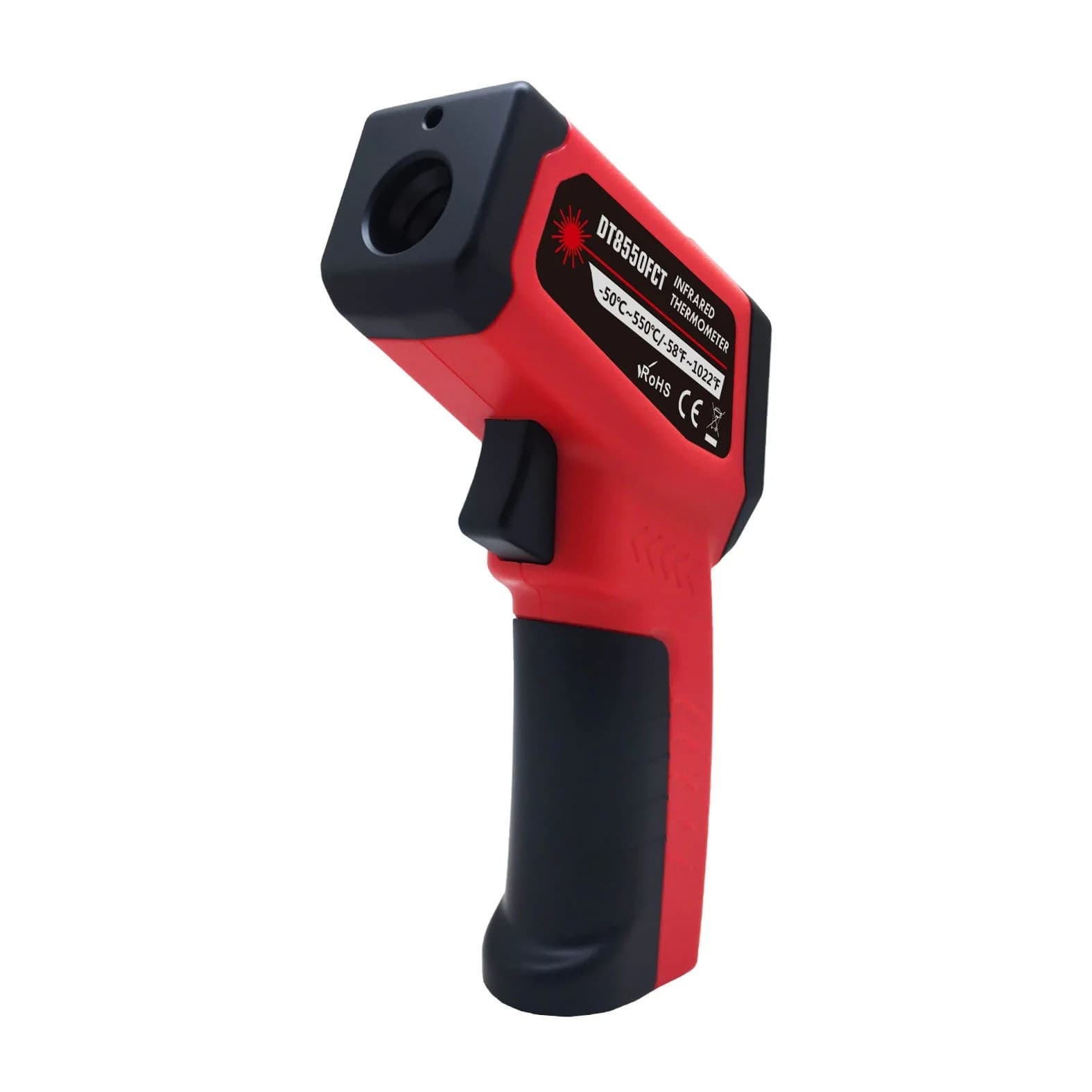 Laserski infrardeči termometer (maks. 550 °C), baterija priložena
