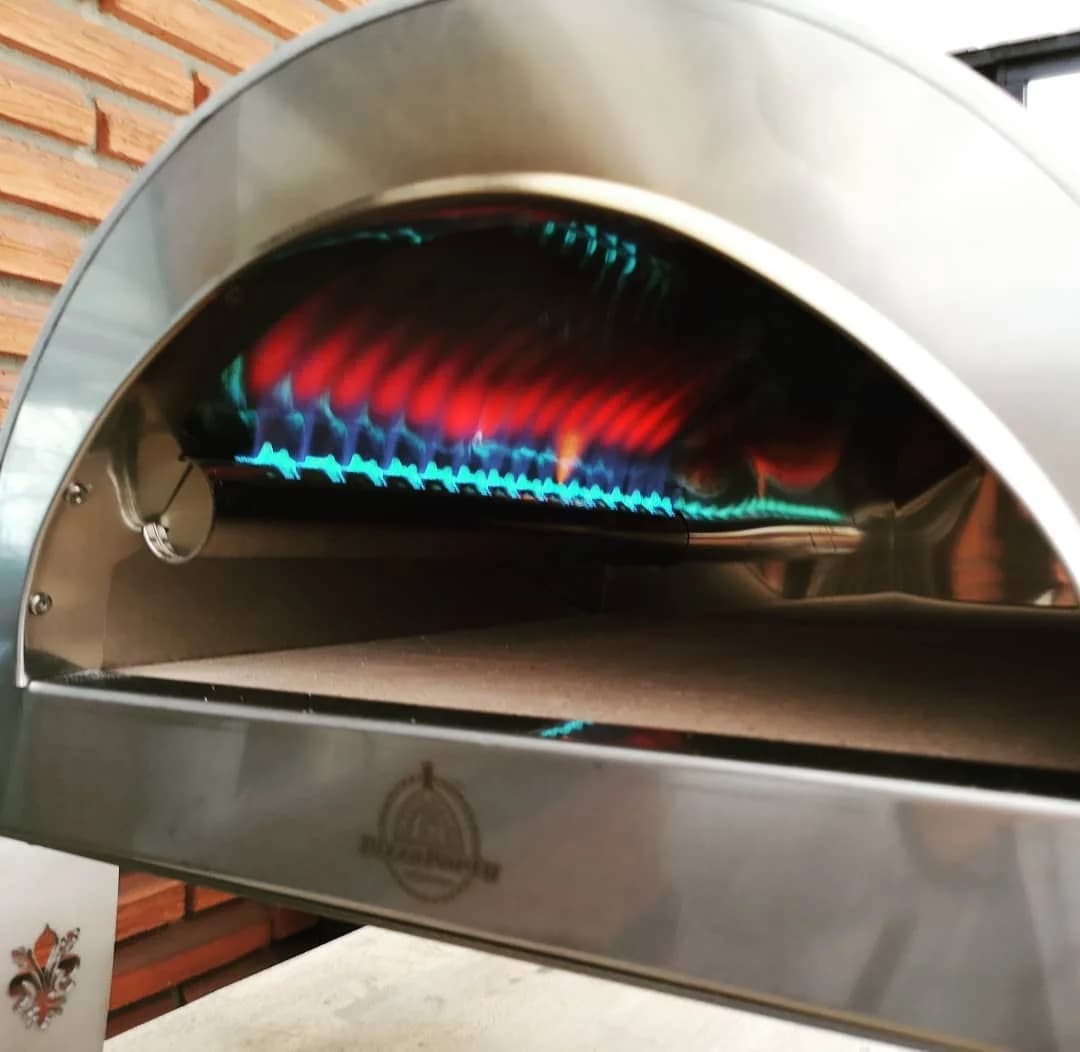 Ardore gas Pizzaofen "Bright Silver" backfläche: 40x40cm 4
