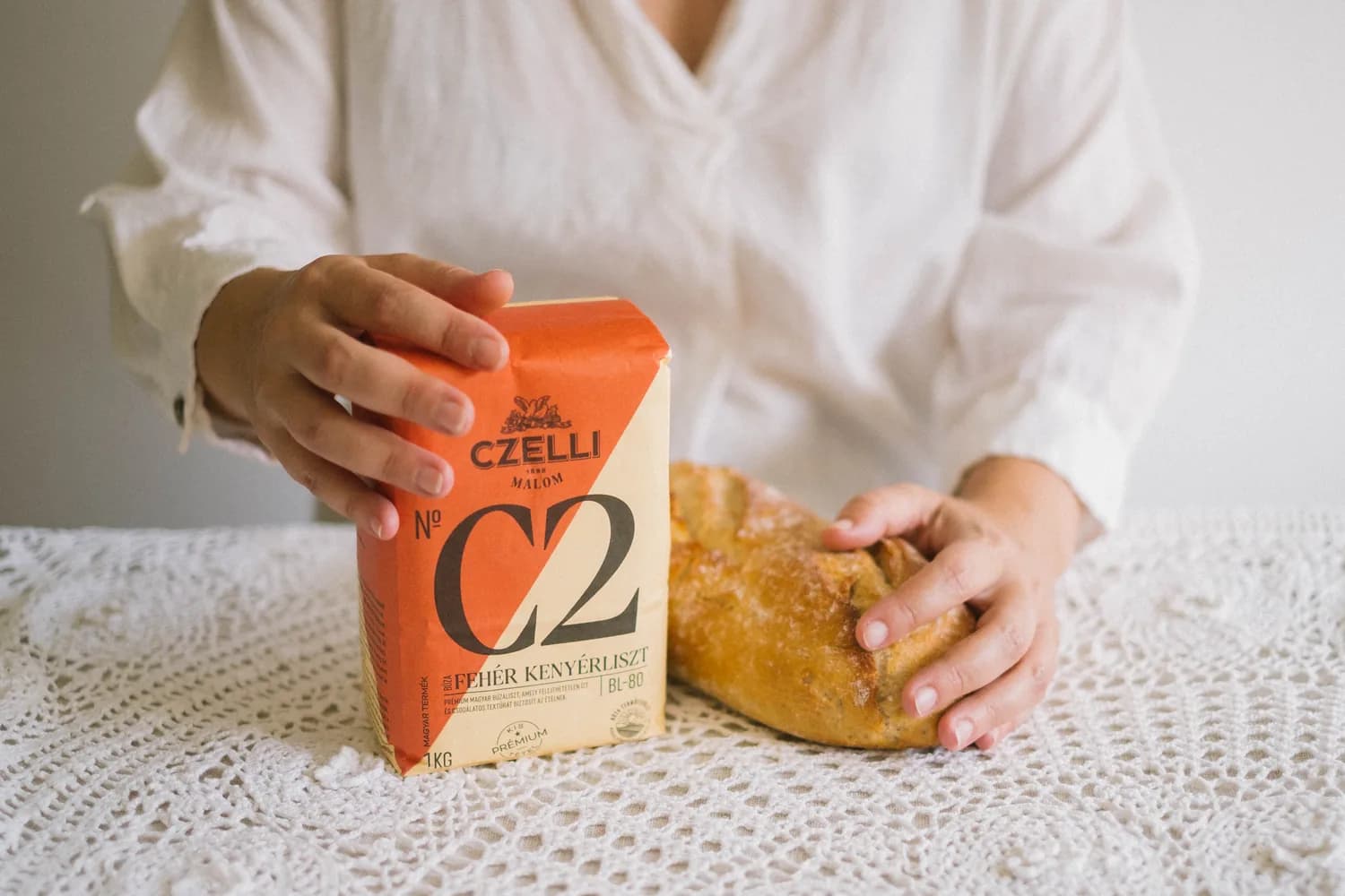 Czelli C2 Fehér kenyérliszt BL 80 1 kg 4