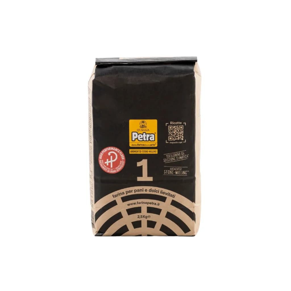 Molino Quaglia · Petra 1 HP, Weichweizenmehl Tipo 1 2,5 kg