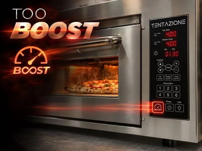 Tentazione TOO, elektrická pec na pizzu s vysokou a nízkou komorou 7