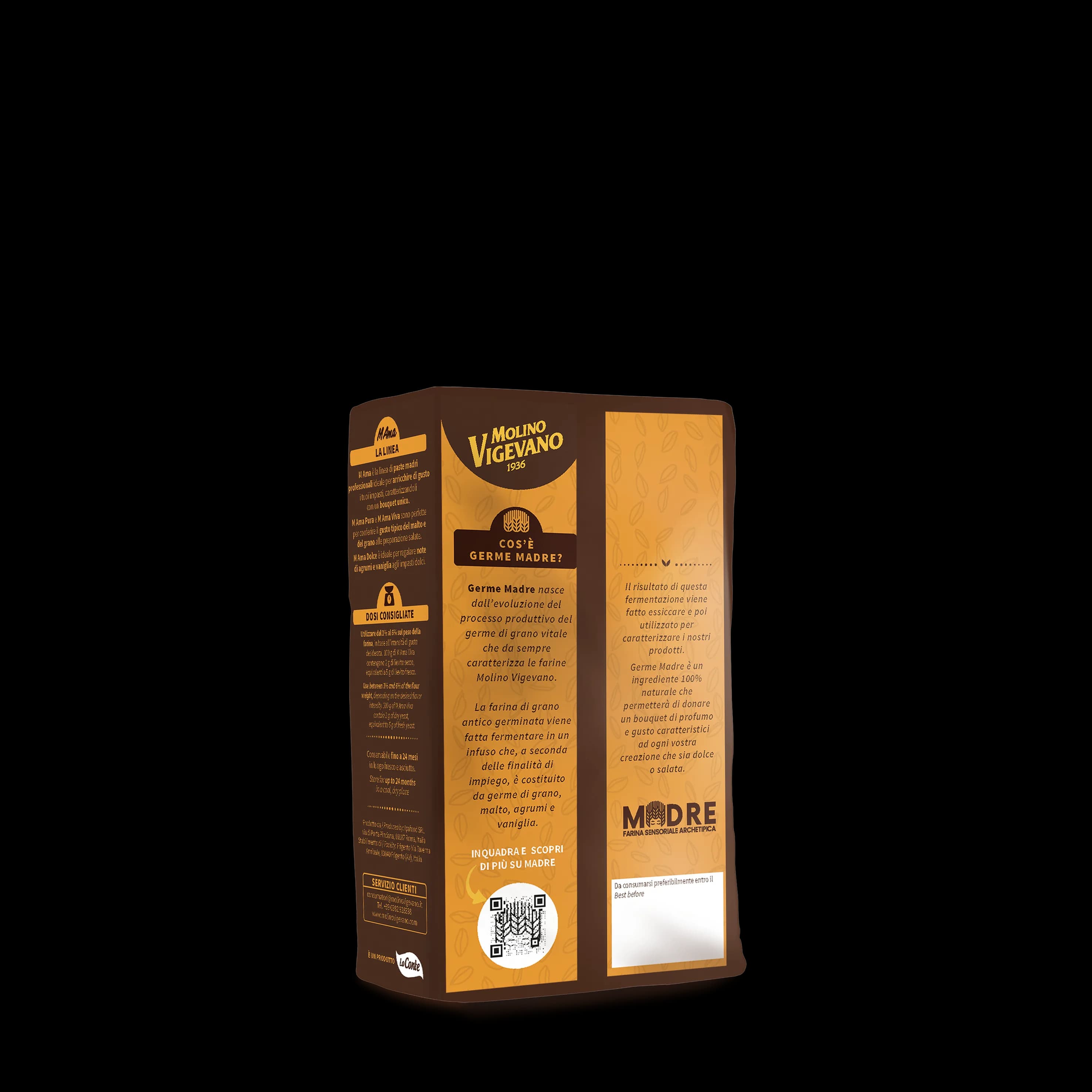Molino Vigevano · M'Ama Viva Getrockneter Sauerteig - 1 kg 2