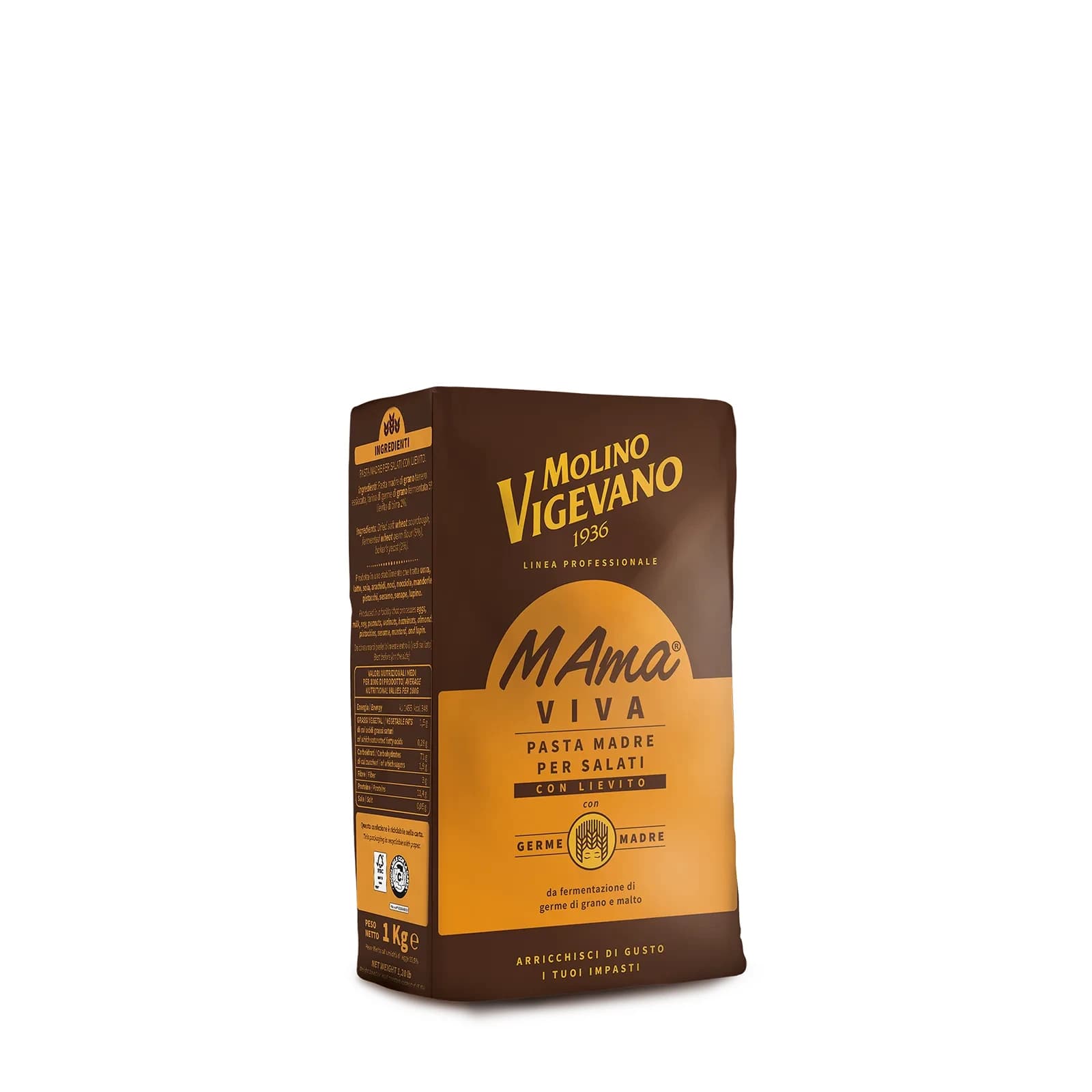 Molino Vigevano · M'Ama Viva, Getrockneter Sauerteig 1 kg