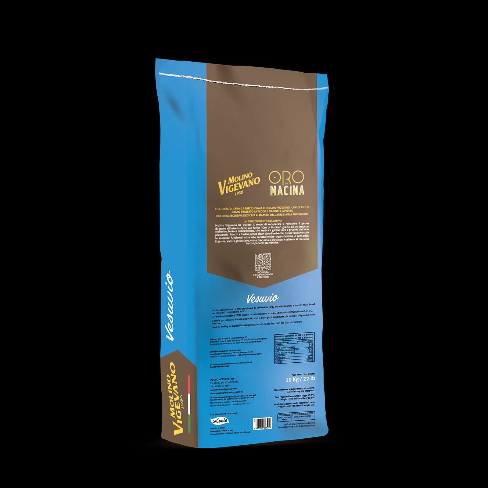 Molino Vigevano · Vesuvio Pizzamehl Tipo 0 - 10 kg 2