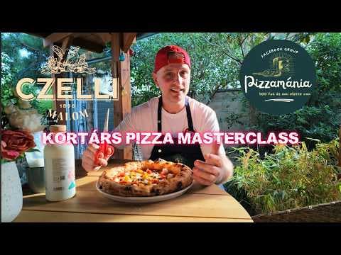 KORTÁRS PIZZA MASTERCLASS - 🇭🇺 Czelli C5 liszttel elő-tésztás recept - részletes, teljes folyamat